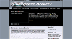 Desktop Screenshot of experiencearchery.com